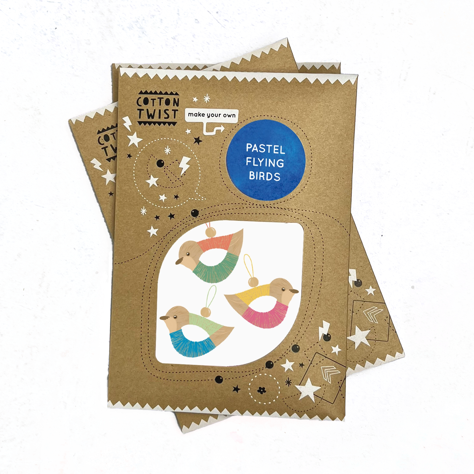 Créez vos propres décorations en forme d'oiseaux volants Cotton Twist Créez vos propres décorations en forme d'oiseaux volants myplayground