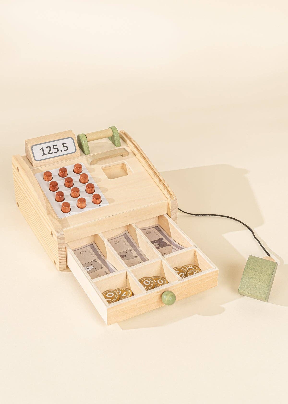 Caisse enregistreuse en bois Coco Village Caisse enregistreuse en bois myplayground