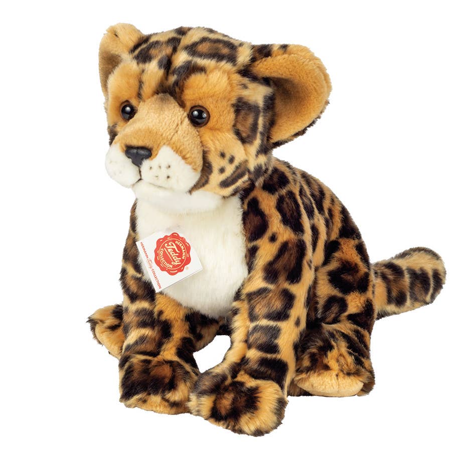 Léopard assis 27 cm - peluche - peluche Teddy Hermann Léopard assis 27 cm - peluche - peluche myplayground