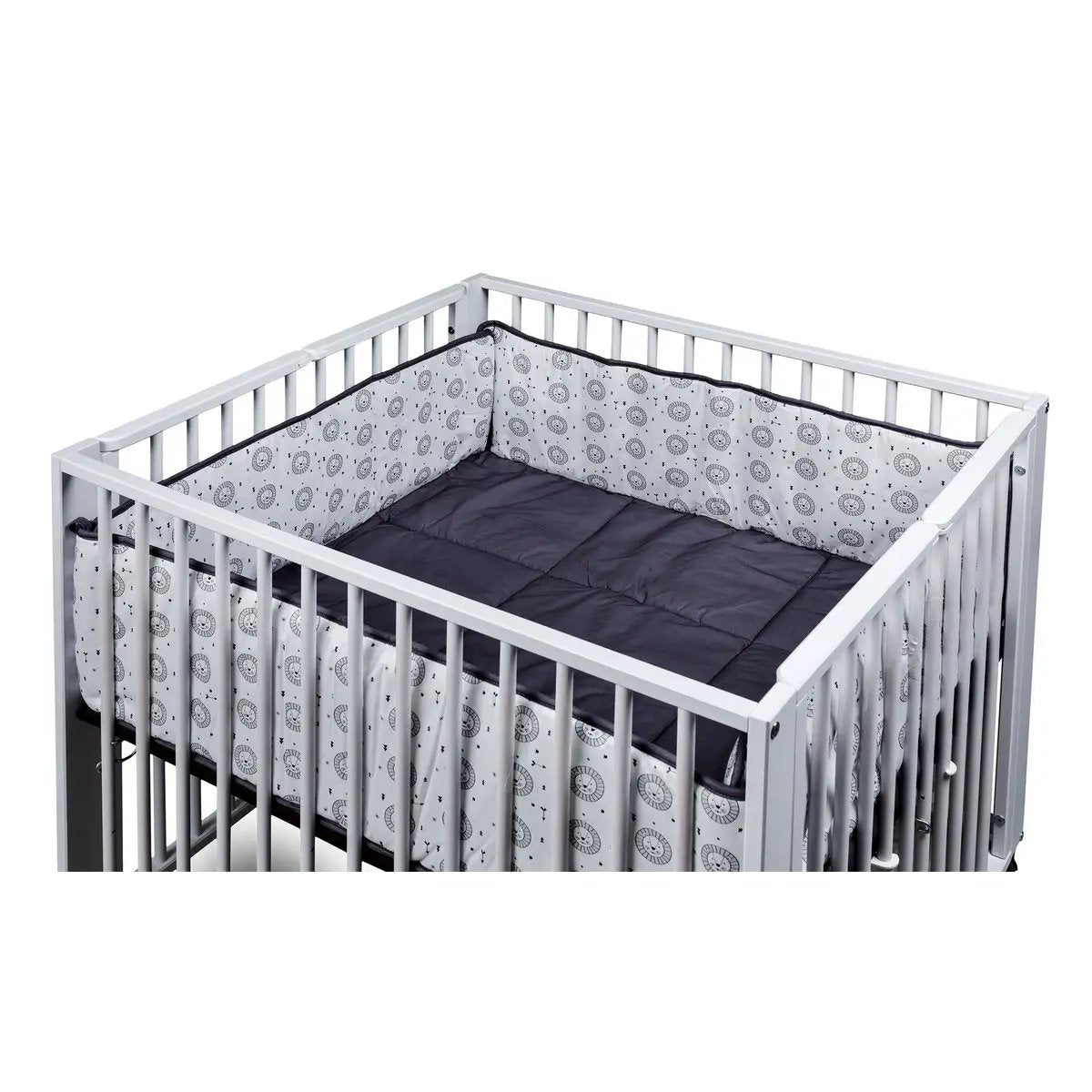 Tapis de fond pour parc Moritz gris Lion, 89x85 cm – tiSsi
