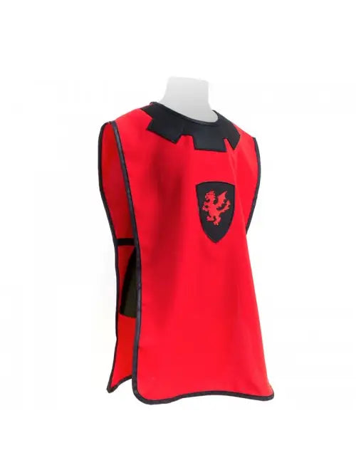 TABARD KAMELOT ROUGE - Jeu de Rôle pour Enfants ( 3 ans et + ) KALID MEDIEVAL TABARD KAMELOT ROUGE - Jeu de Rôle pour Enfants ( 3 ans et + ) myplayground