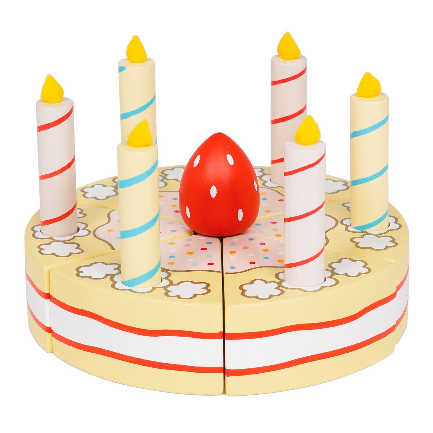 Gâteau d'anniversaire à la vanille - Jeu sensoriel enfant Le Toy Van Gâteau d'anniversaire à la vanille - Jeu sensoriel enfant myplayground
