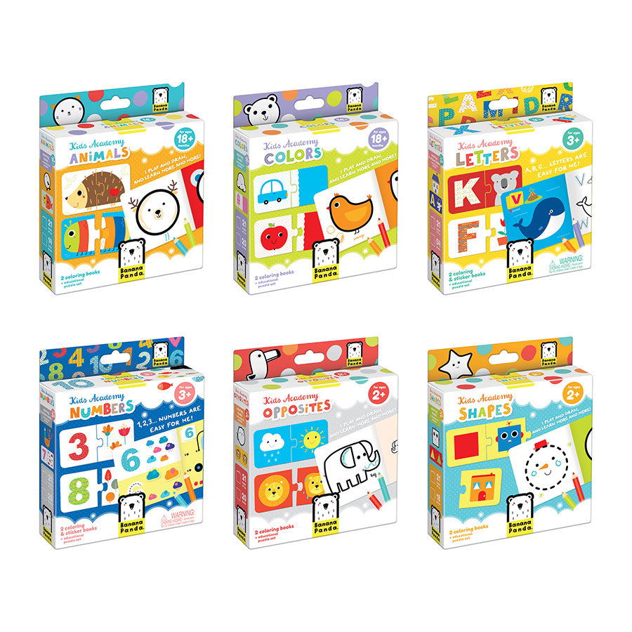 Kids Academy - Coffret - Banana Panda Banana Panda Kids Academy - Coffret - Banana Panda myplayground