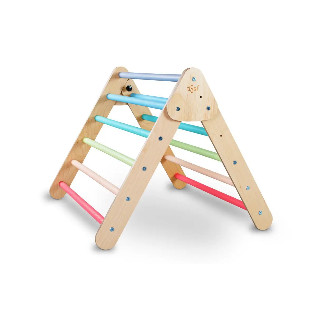 Triangle de Pikler pastel multicolore – tiSsi – vue 2