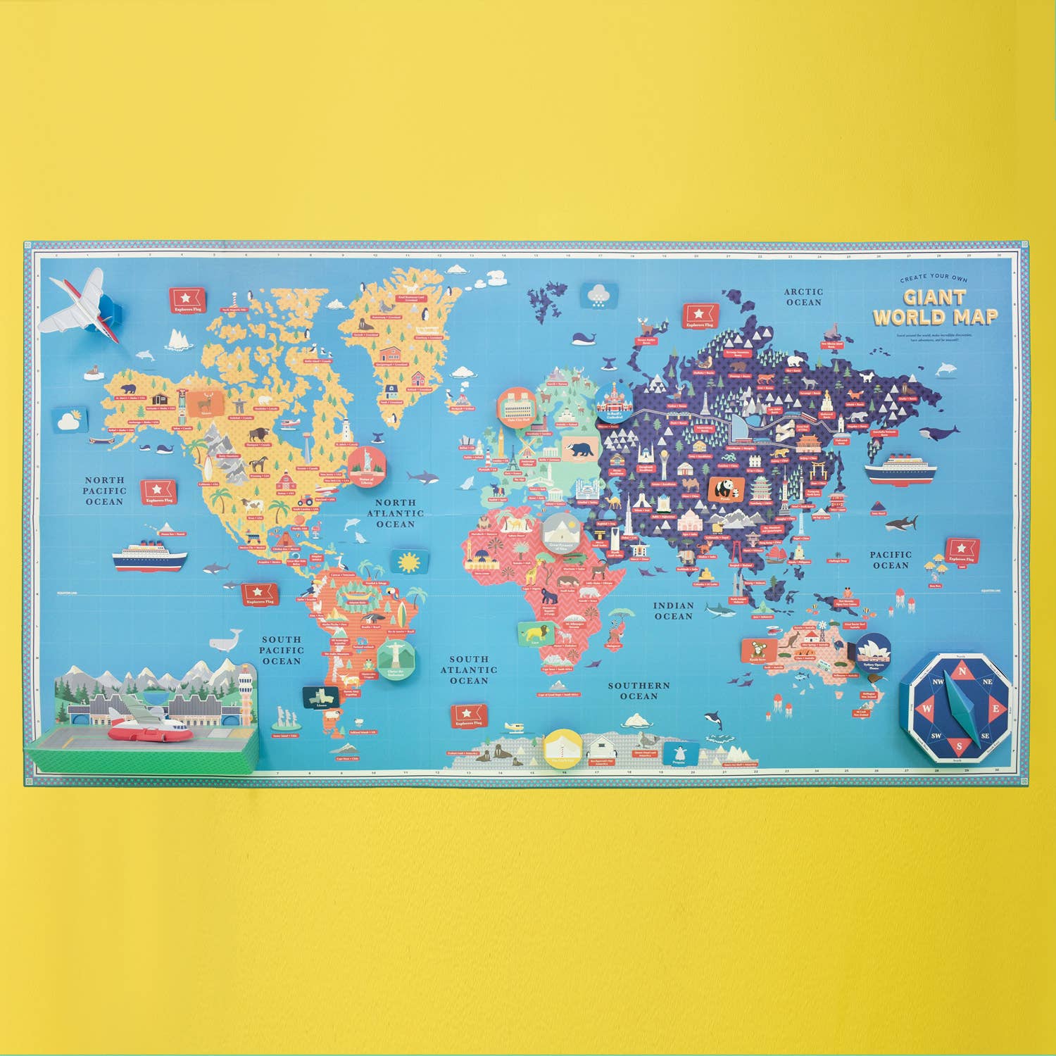 Créez votre propre carte du monde géante Clockwork Soldier Créez votre propre carte du monde géante myplayground
