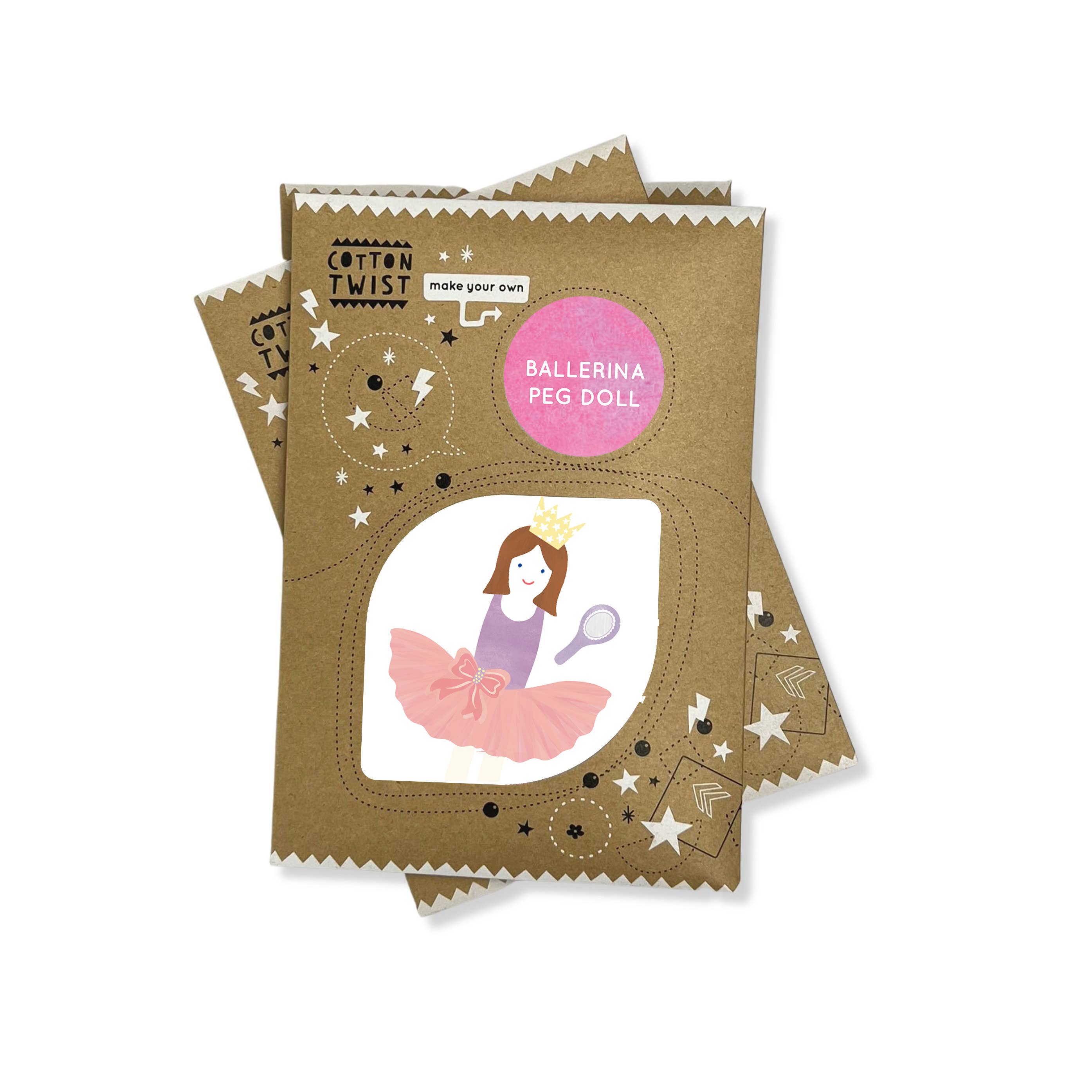 Créez votre propre poupée Ballerina Peg Cotton Twist Créez votre propre poupée Ballerina Peg myplayground