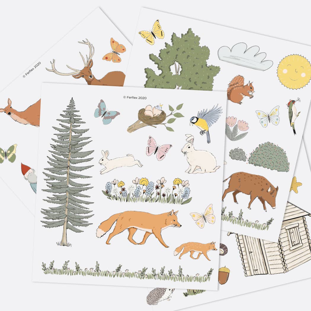 Jeu de magnets - dans la forêt Ferflex Jeu de magnets - dans la forêt myplayground