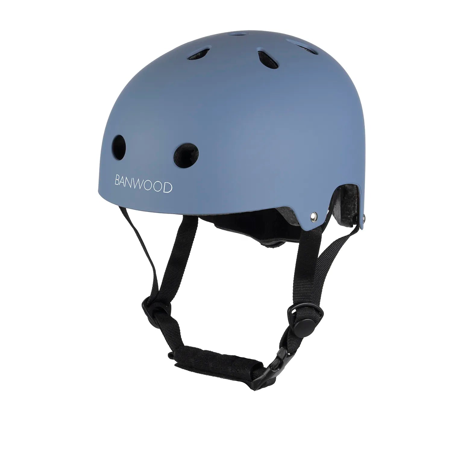 Casque Vélo Enfant Écologique – Bleu Mat – Banwood Eco, léger et sécurisé dès 3 ans