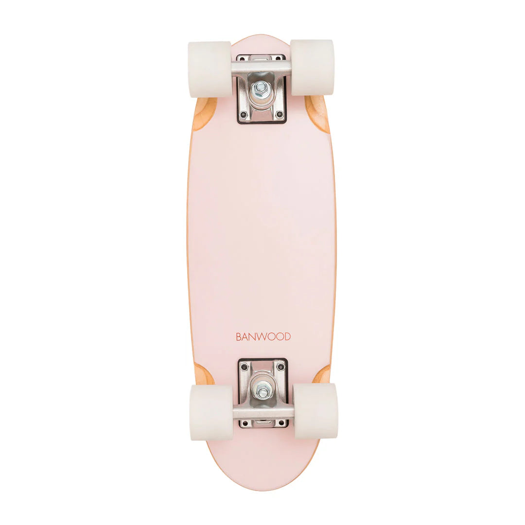 Skateboard rose – Planche cruiser en érable canadien pour enfant dès 3 ans – Banwood Skateboard Banwood myplayground
