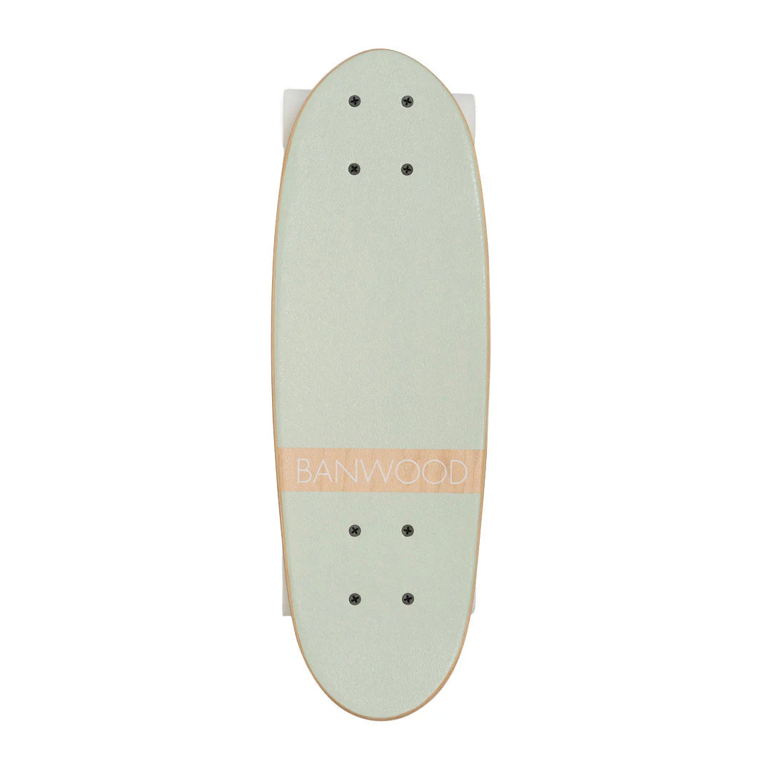 Skateboard menthe – Planche cruiser en érable canadien pour enfant dès 3 ans – Banwood Skateboard Banwood myplayground