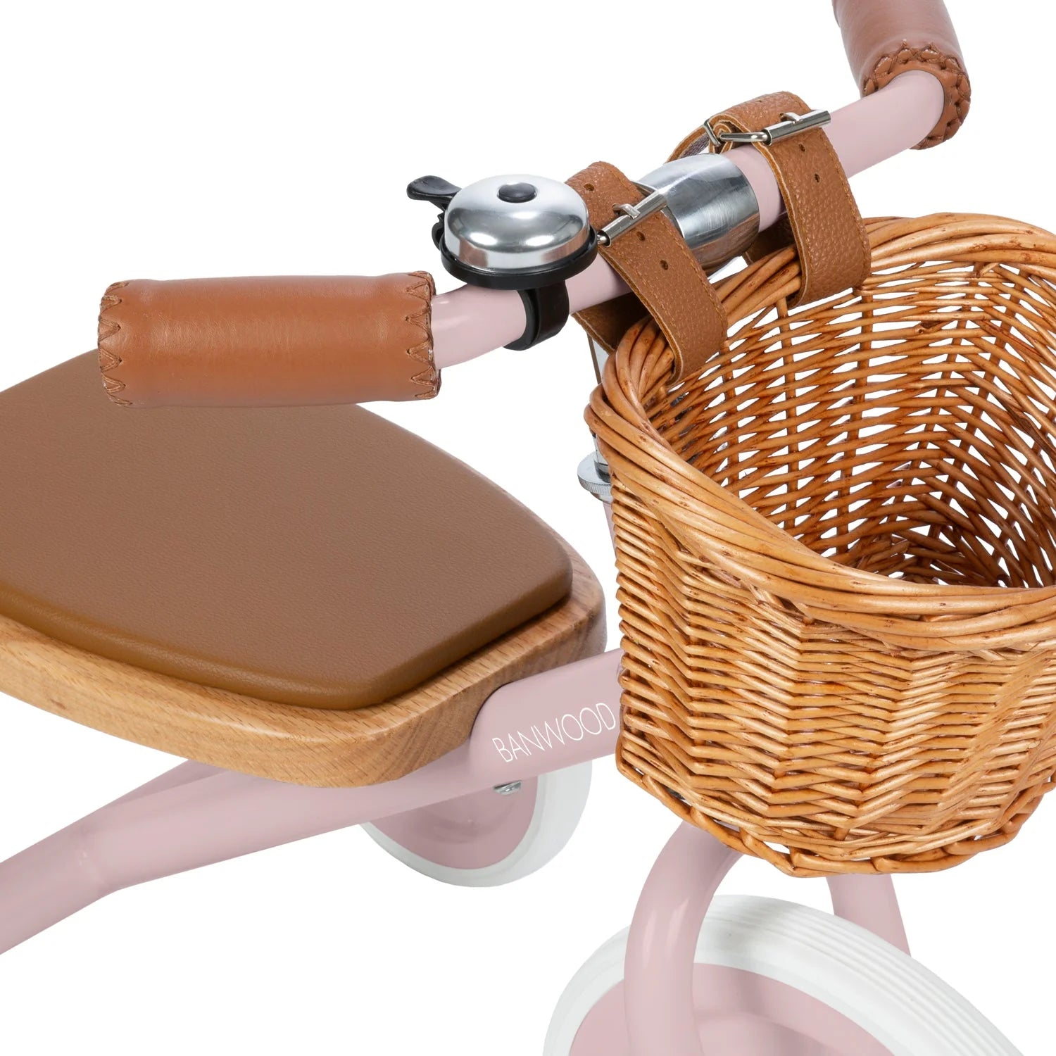 Tricycle Banwood rose poudré : le trike vintage idéal pour les enfants de 2 à 6 ans