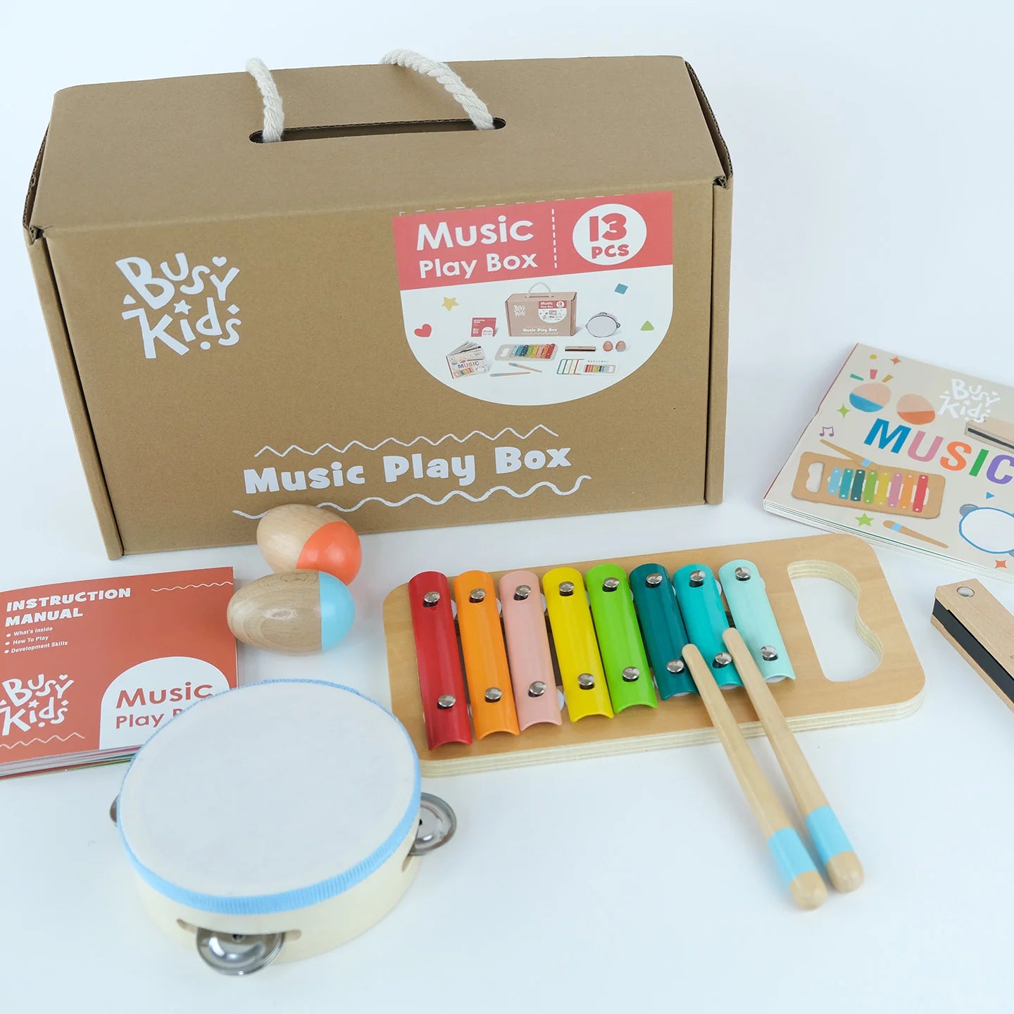 BusyKids - Coffret de Jeu Musical Montessori - 18 à 24 mois BusyKids BusyKids - Coffret de Jeu Musical Montessori - 18 à 24 mois myplayground