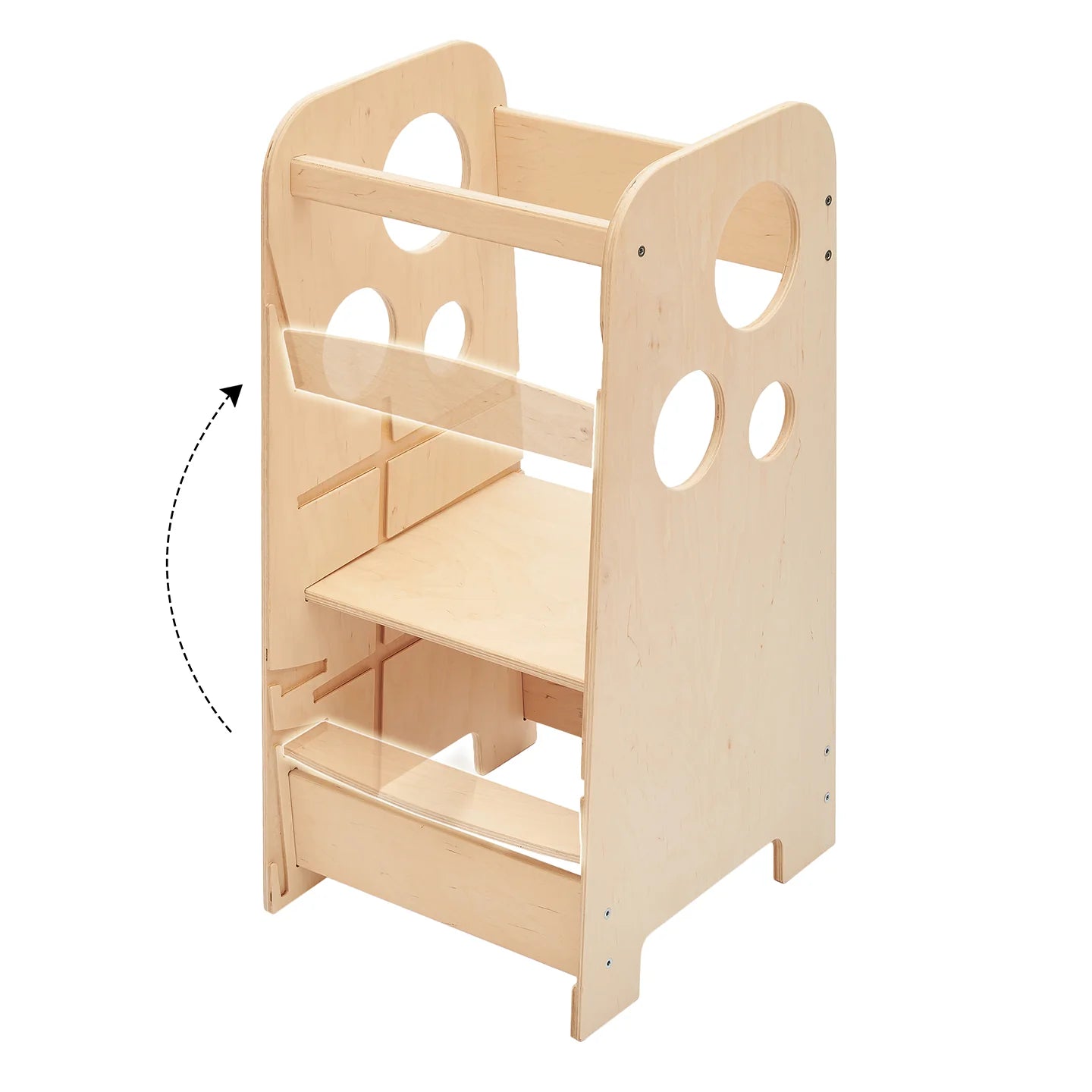 BusyKids - Tour Ajustable d'Apprentissage 3-en-1 - Bois Brut (non verni) - 18 à 24 mois BusyKids BusyKids - Tour Ajustable d'Apprentissage 3-en-1 - Bois Brut (non verni) - 18 à 24 mois myplayground