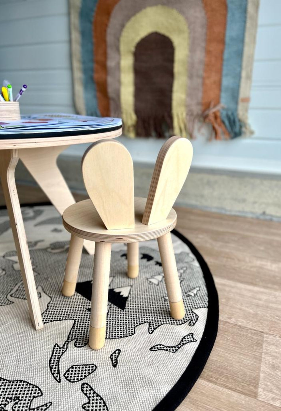 Tabouret Chaise Lapin Drawin'Kids pour Drawin'Table Tabourets Drawin'Kids Tabouret Chaise Lapin Drawin'Kids pour Drawin'Table myplayground