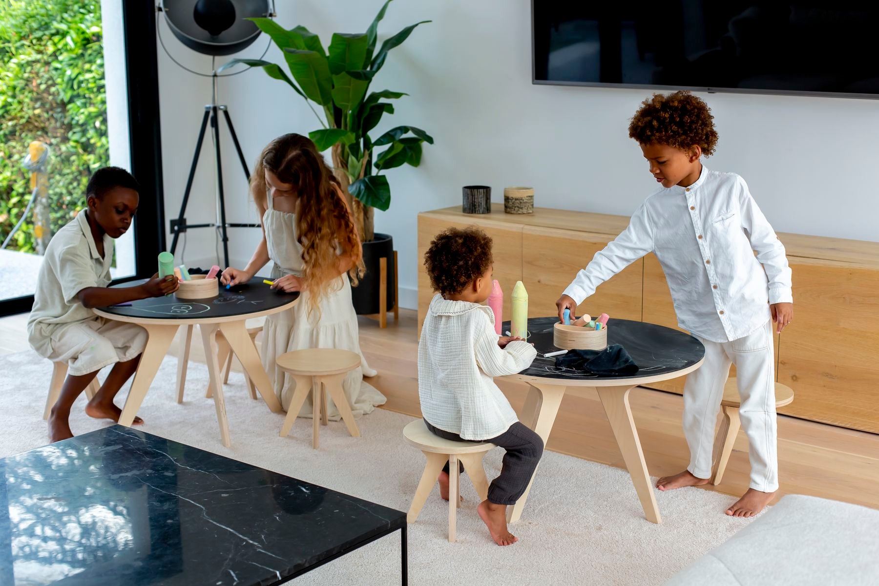 Tabourets Drawin'Kids - Lot de 2 tabourets pour la Drawin'Table Tabourets Drawin'Kids Tabourets Drawin'Kids - Lot de 2 tabourets pour la Drawin'Table myplayground