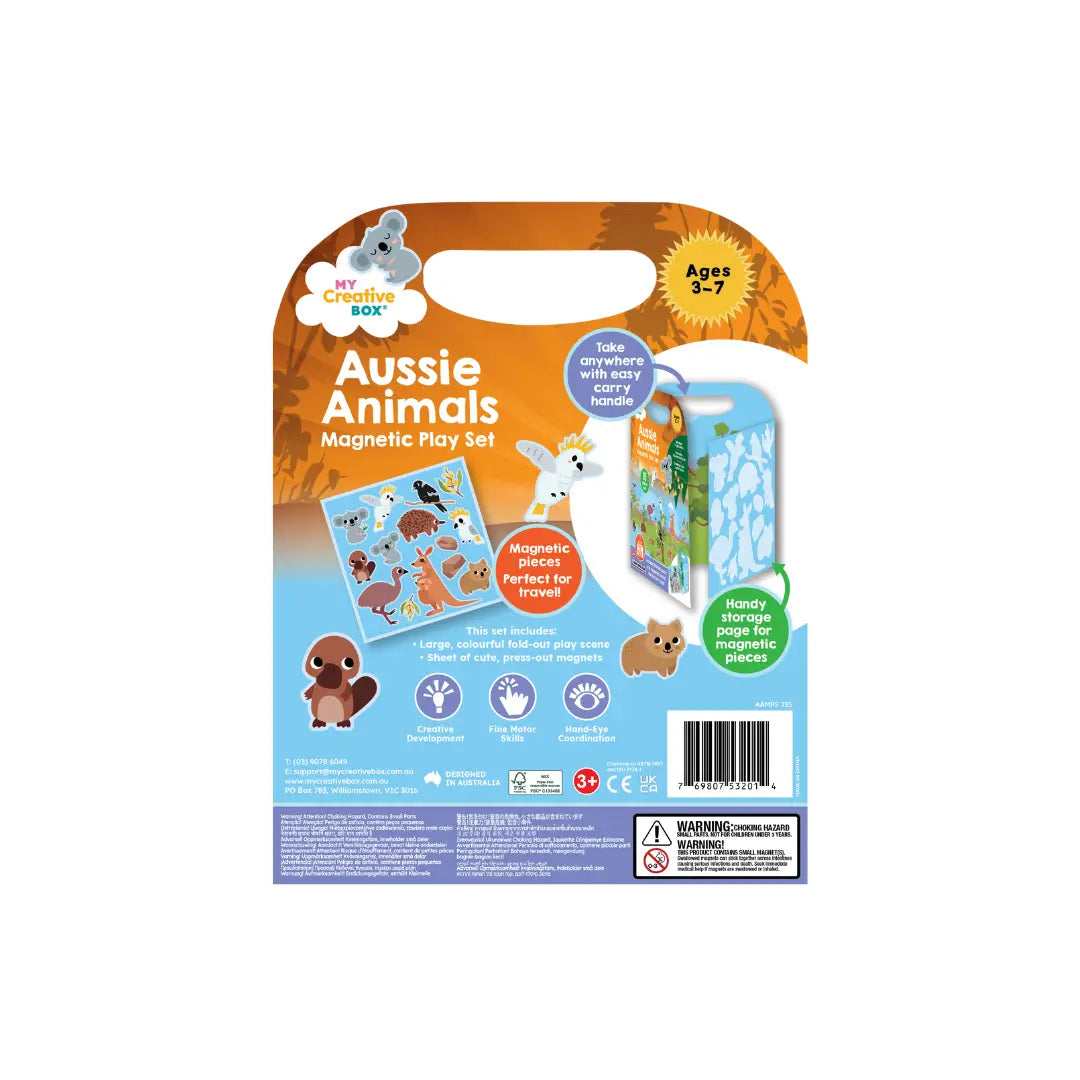 Set de jeu magnétique Aussie Animals - My Creative Box My Creative Box Set de jeu magnétique Aussie Animals - My Creative Box myplayground