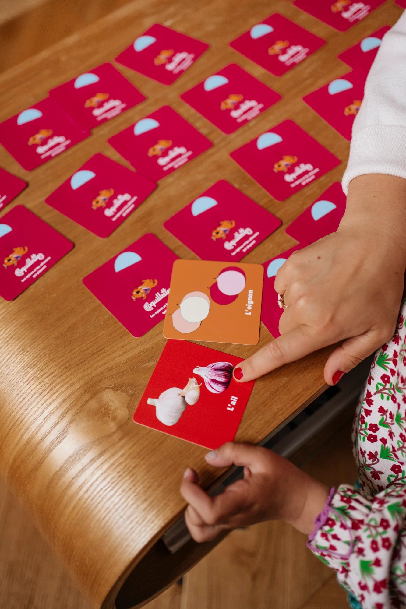 Jeu de memory : les épices et le piquant - Coquillettes Club