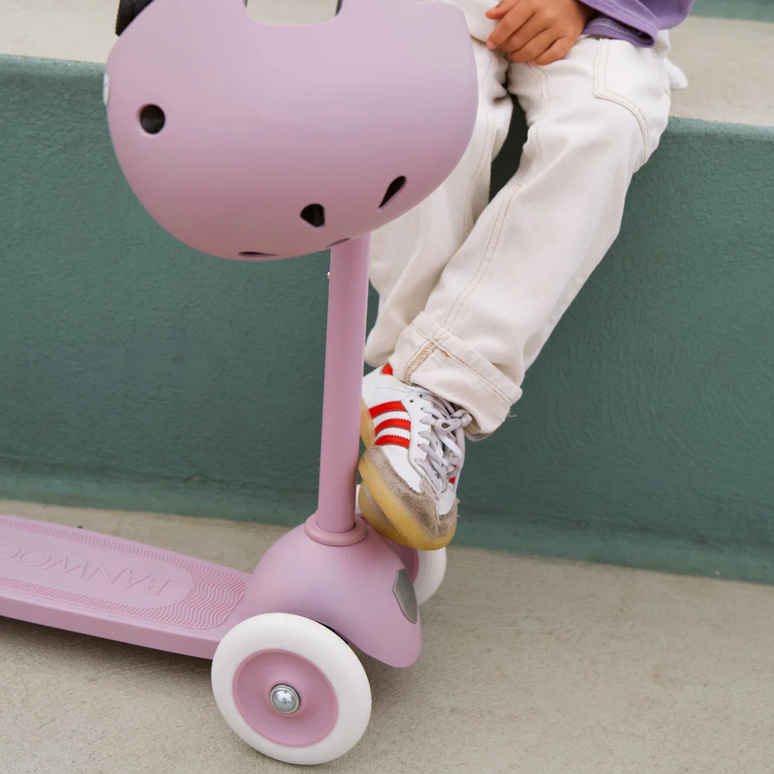 Casque Vélo Enfant - Lavande, dès 3 ans, écologique, léger - Banwood Casque Banwood Casque Vélo Enfant - Lavande, dès 3 ans, écologique, léger - Banwood myplayground