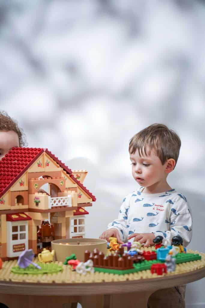 Play & Build MAXI – Plateau compatible DUPLO® pour enfants de 2 à 5 ans