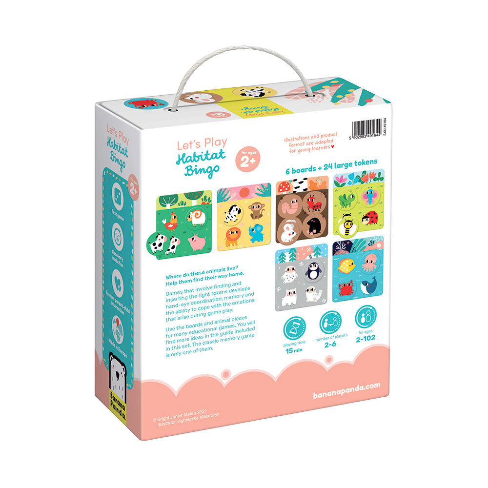 Jouons ! Bingo des Habitats - Banana Panda Banana Panda Jouons ! Bingo des Habitats - Banana Panda myplayground