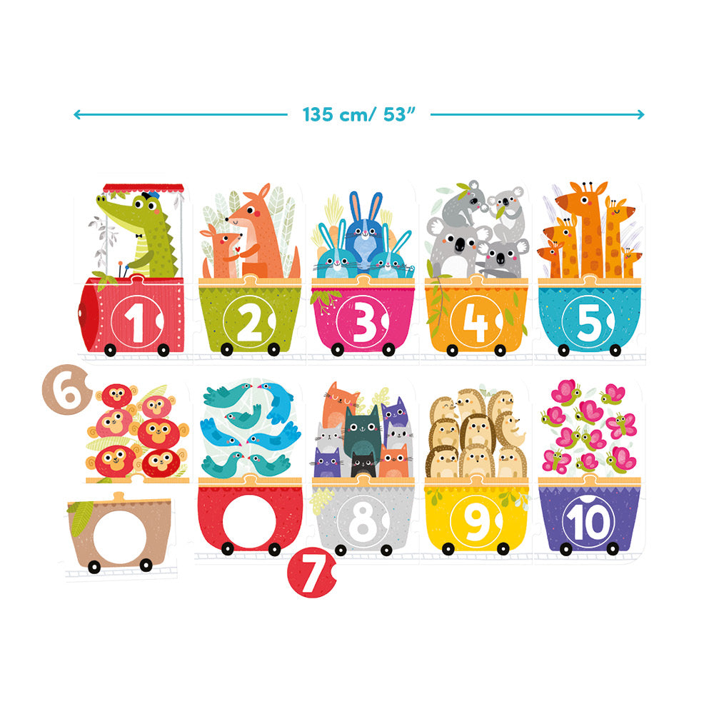 Puzzle Crée une Paire - Train des Nombres - Banana Panda Banana Panda Puzzle Crée une Paire - Train des Nombres - Banana Panda myplayground