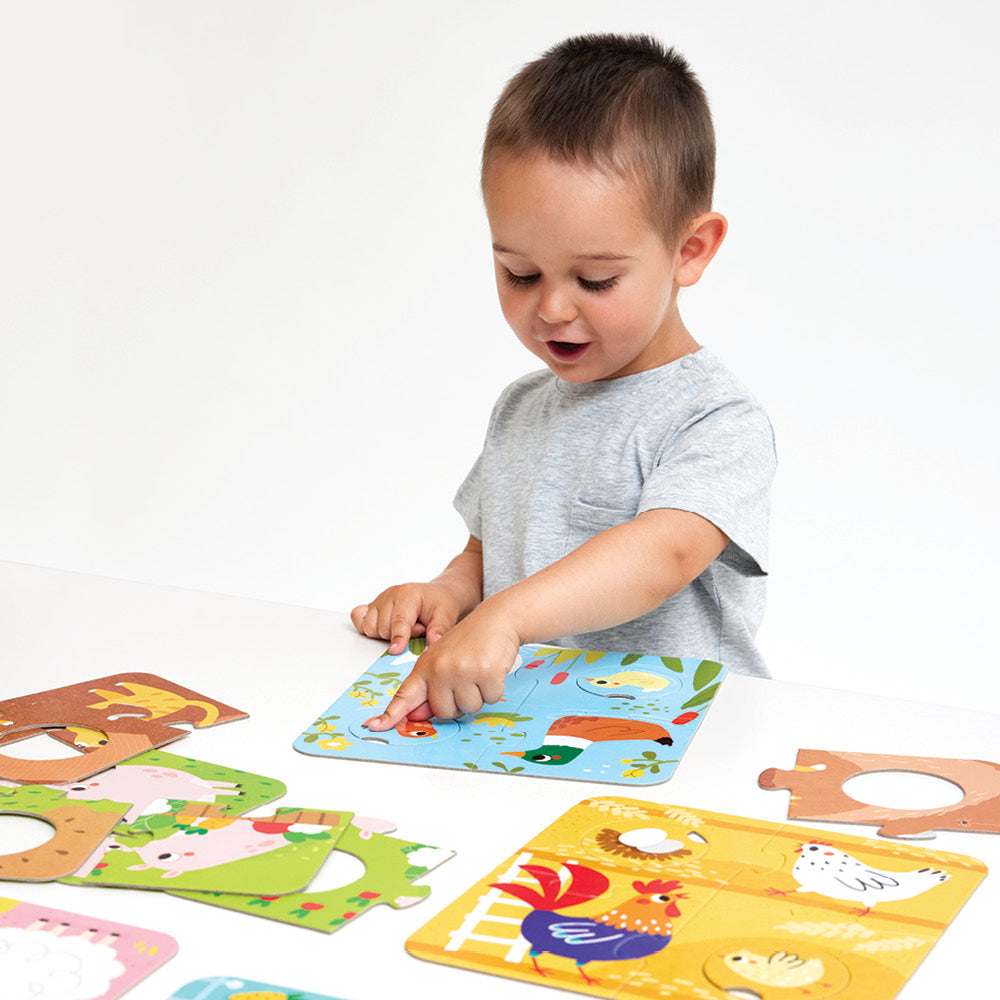 Puzzle Associe les Animaux de la Ferme - Banana Panda Banana Panda Puzzle Associe les Animaux de la Ferme - Banana Panda myplayground