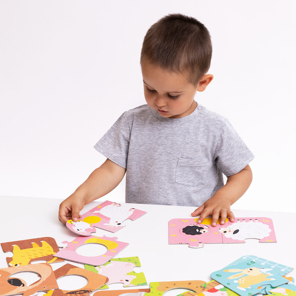 Puzzle Associe les Animaux de la Ferme - Banana Panda Banana Panda Puzzle Associe les Animaux de la Ferme - Banana Panda myplayground