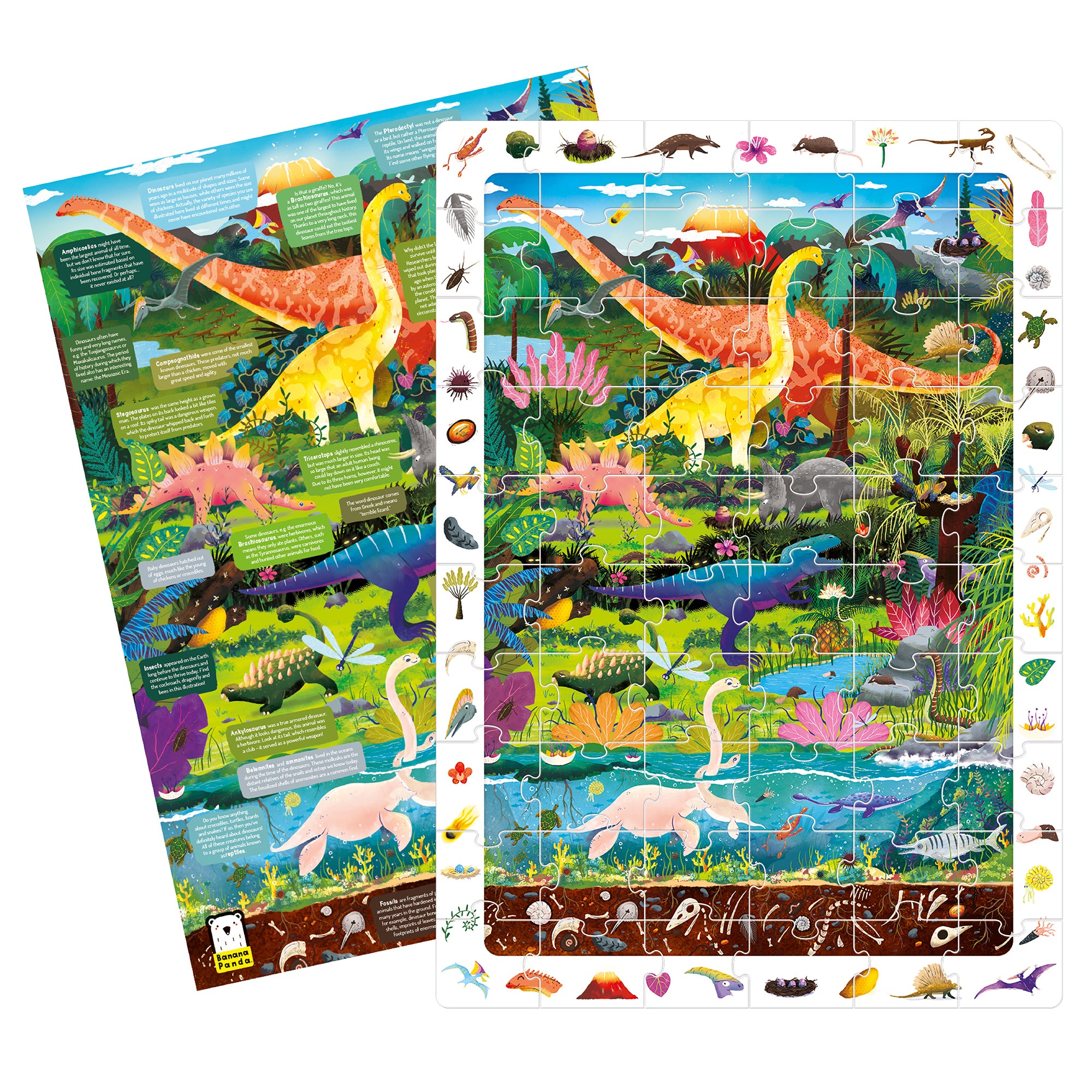 Puzzle d'Observation - Dinosaures - Banana Panda Banana Panda Puzzle d'Observation - Dinosaures - Banana Panda myplayground