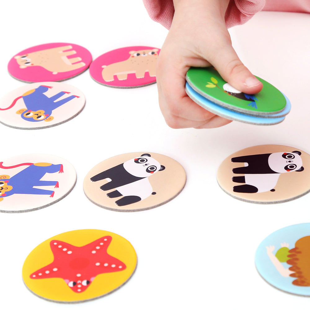Jeu de Mémoire de Voyage - Animaux Sauvages - Banana Panda Banana Panda Jeu de Mémoire de Voyage - Animaux Sauvages - Banana Panda myplayground
