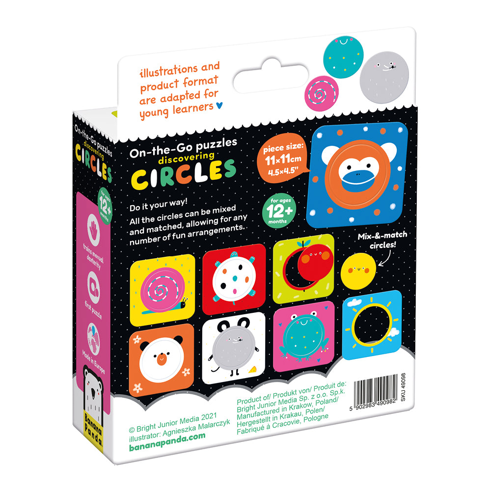 Puzzles de Voyage - À la Découverte des Cercles - Banana Panda Banana Panda Puzzles de Voyage - À la Découverte des Cercles - Banana Panda myplayground