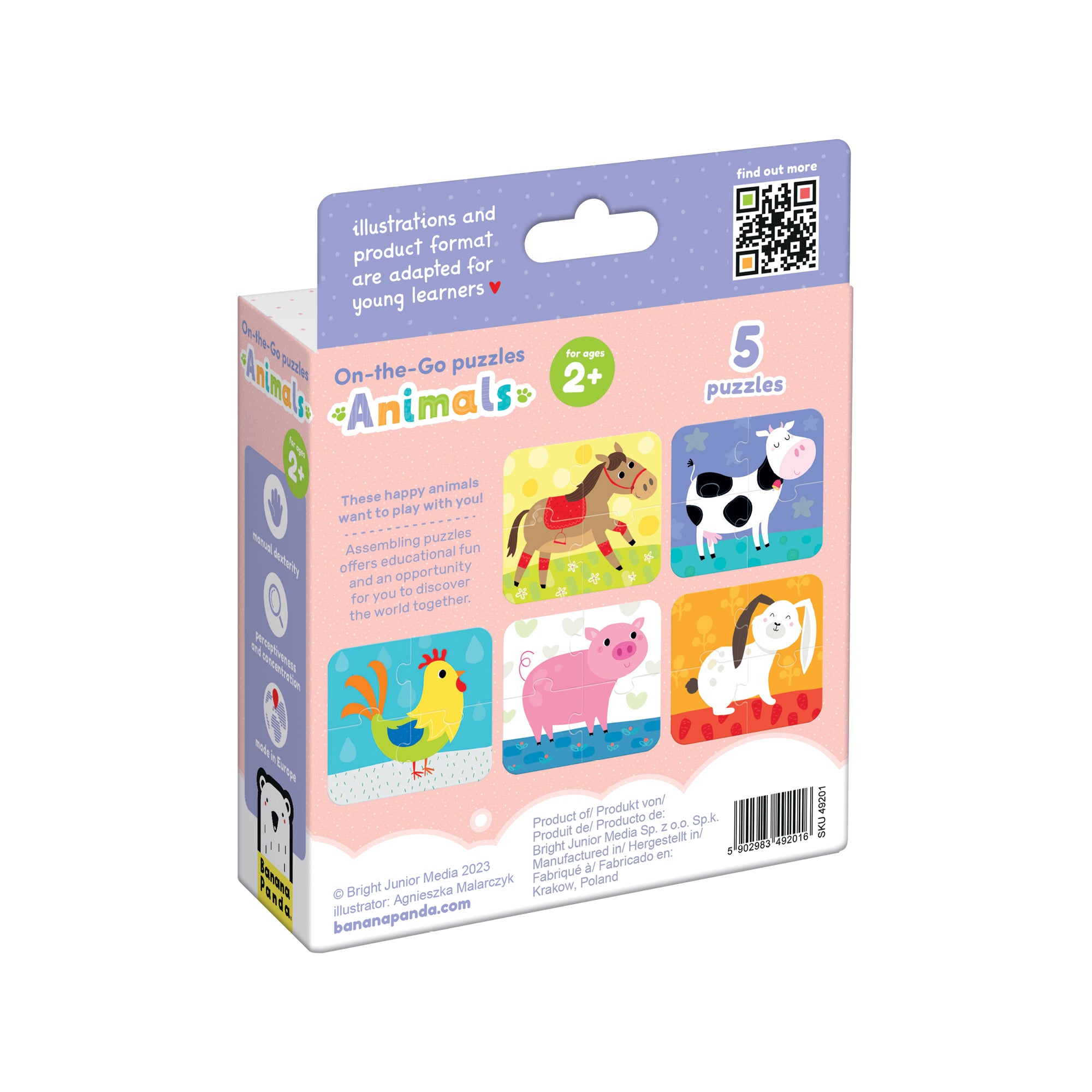 Puzzle de Voyage Animaux - Banana Panda Banana Panda Puzzle de Voyage Animaux - Banana Panda myplayground