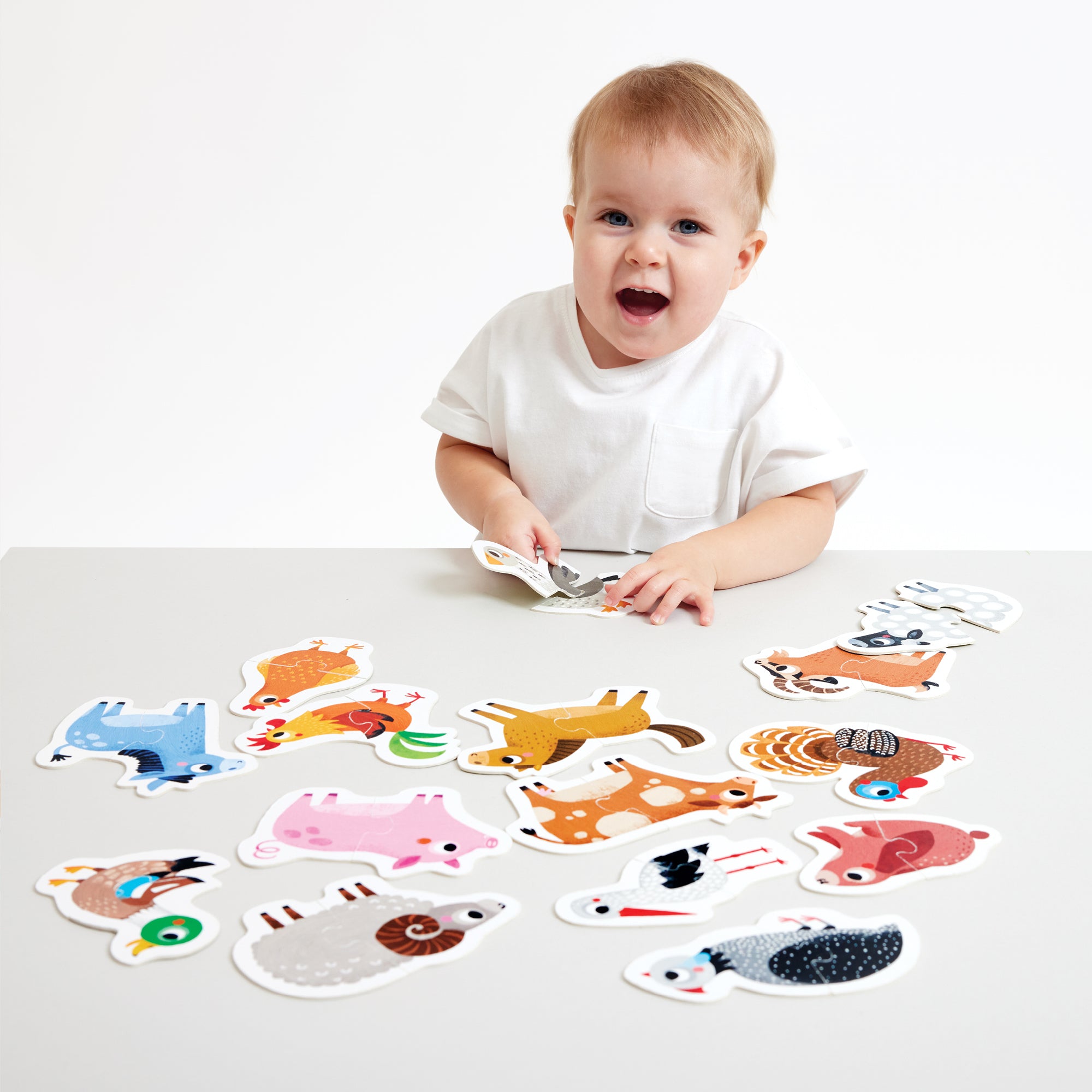 Puzzle Progressif Animaux de la Ferme - Banana Panda Banana Panda Puzzle Progressif Animaux de la Ferme - Banana Panda myplayground