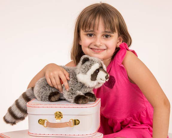 Raton laveur 29 cm - peluche - peluche Teddy Hermann Raton laveur 29 cm - peluche - peluche myplayground