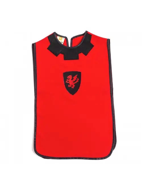 TABARD KAMELOT ROUGE - Jeu de Rôle pour Enfants ( 3 ans et + ) KALID MEDIEVAL TABARD KAMELOT ROUGE - Jeu de Rôle pour Enfants ( 3 ans et + ) myplayground