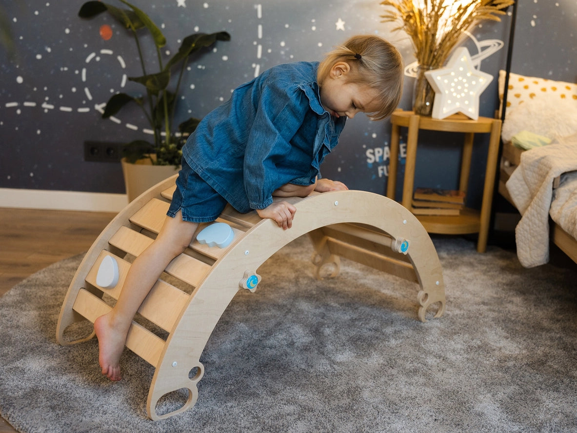 Arche d'Escalade + Rampe pour Alpiniste - Jeu de Motricité Enfant - Happymoon HappyMoon Arche d'Escalade + Rampe pour Alpiniste - Jeu de Motricité Enfant - Happymoon myplayground