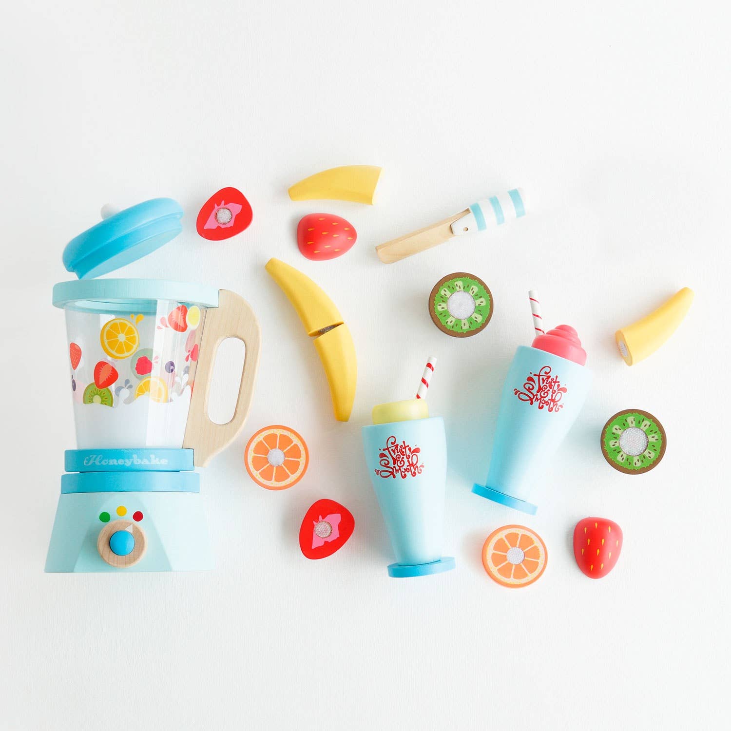 Ensemble de mixeurs Fruit Smoothy - Jeu sensoriel enfant Le Toy Van Ensemble de mixeurs Fruit Smoothy - Jeu sensoriel enfant myplayground