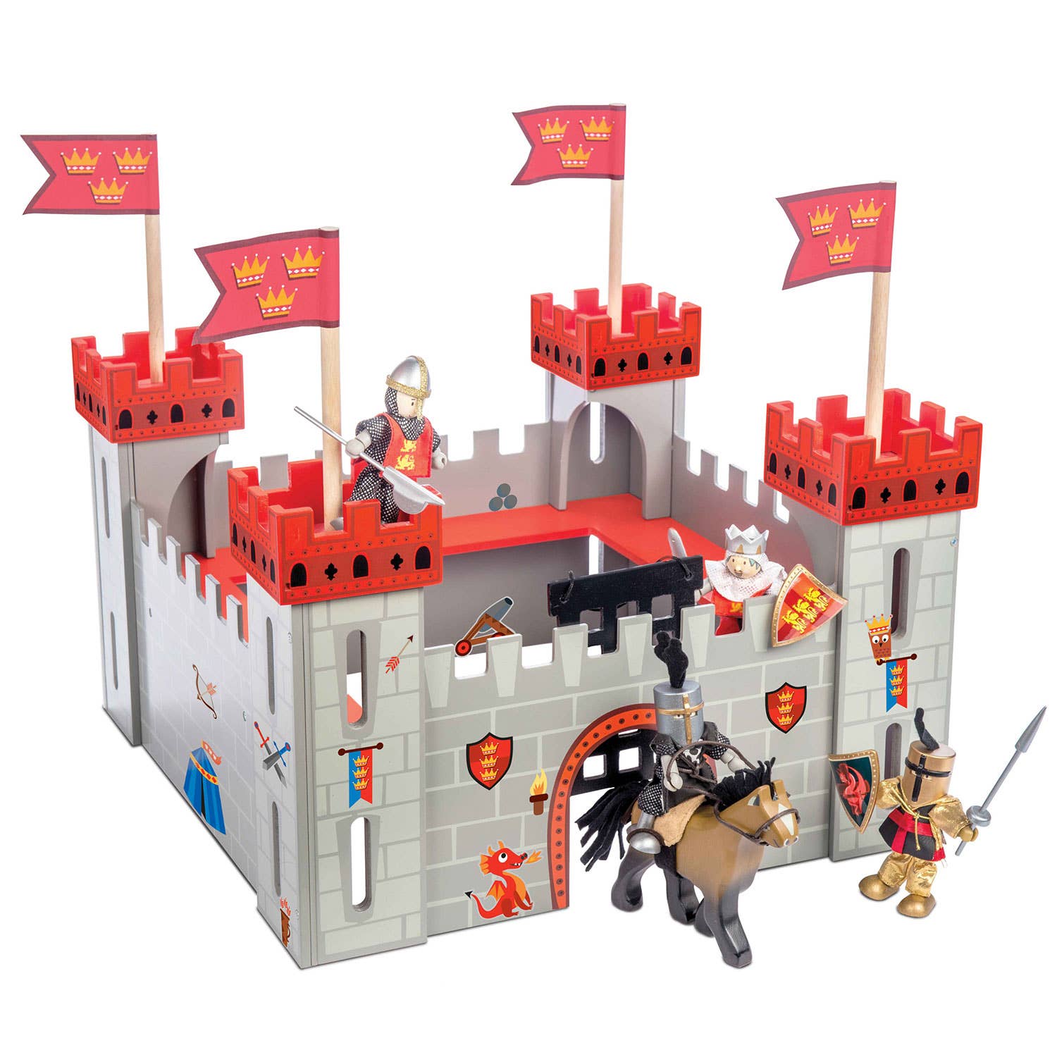 Mon premier château rouge - Jeu éducatif enfant Le Toy Van Mon premier château rouge - Jeu éducatif enfant myplayground