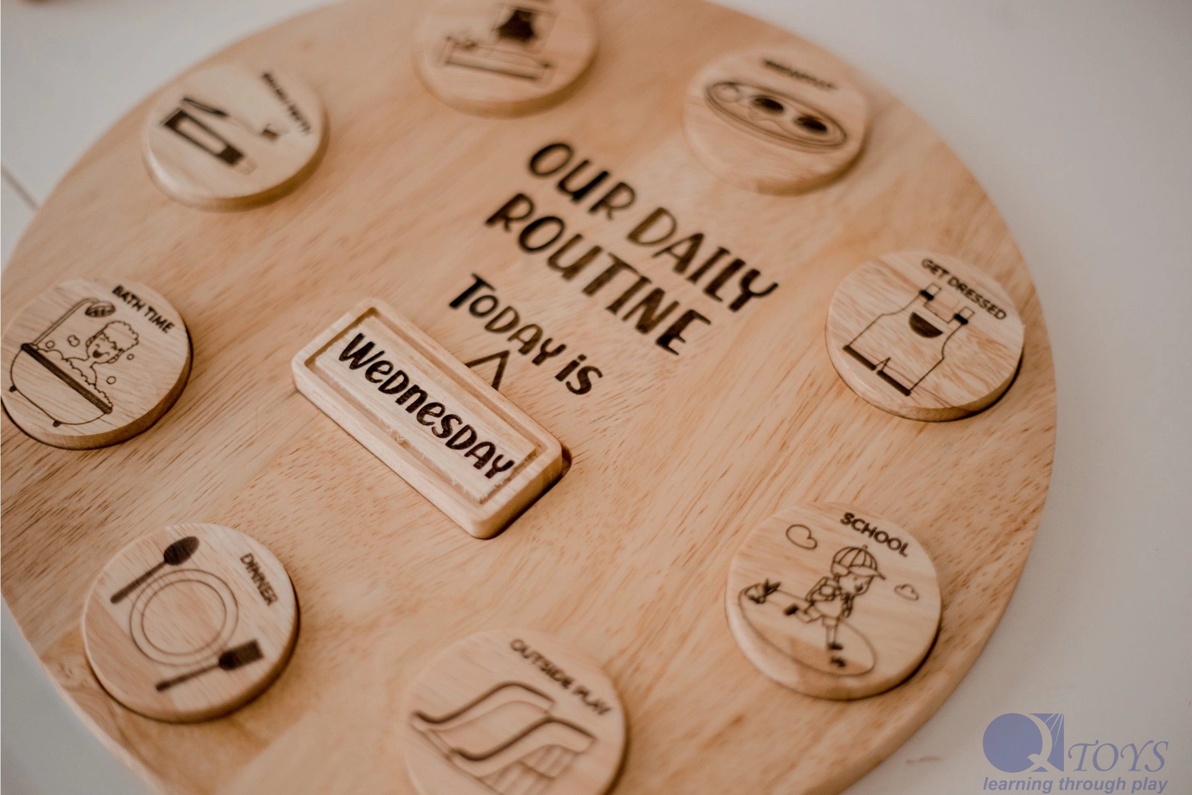 Cercle de routine quotidienne QToys USA Cercle de routine quotidienne myplayground