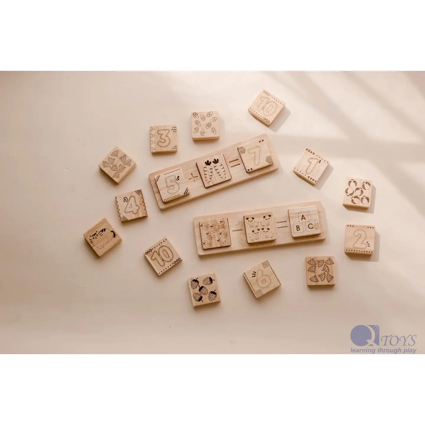 Cadre mathématique en deux parties QToys USA Cadre mathématique en deux parties myplayground
