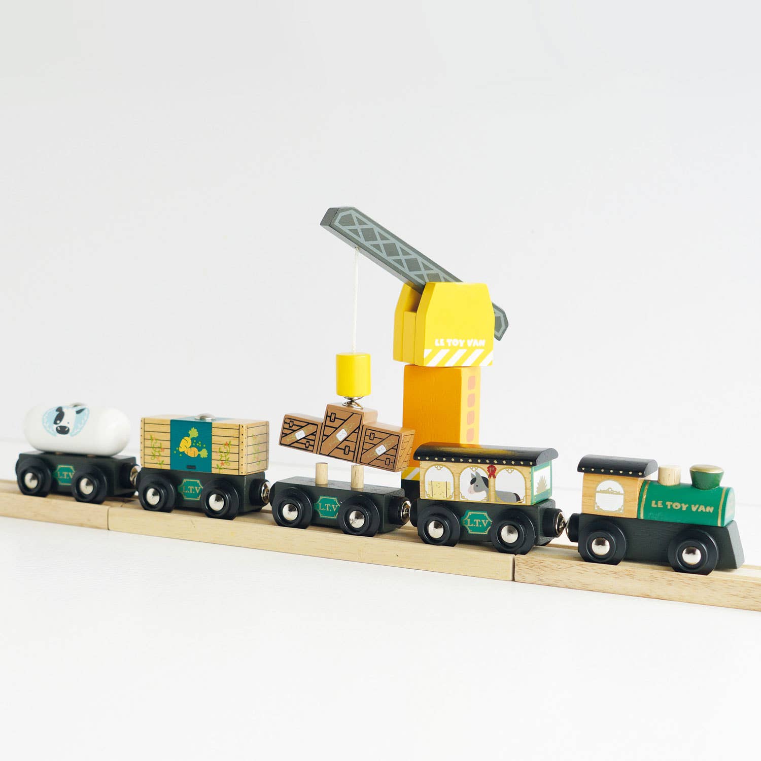 Great Green Train - Vert - Jeu éducatif enfant Le Toy Van Great Green Train - Vert - Jeu éducatif enfant myplayground