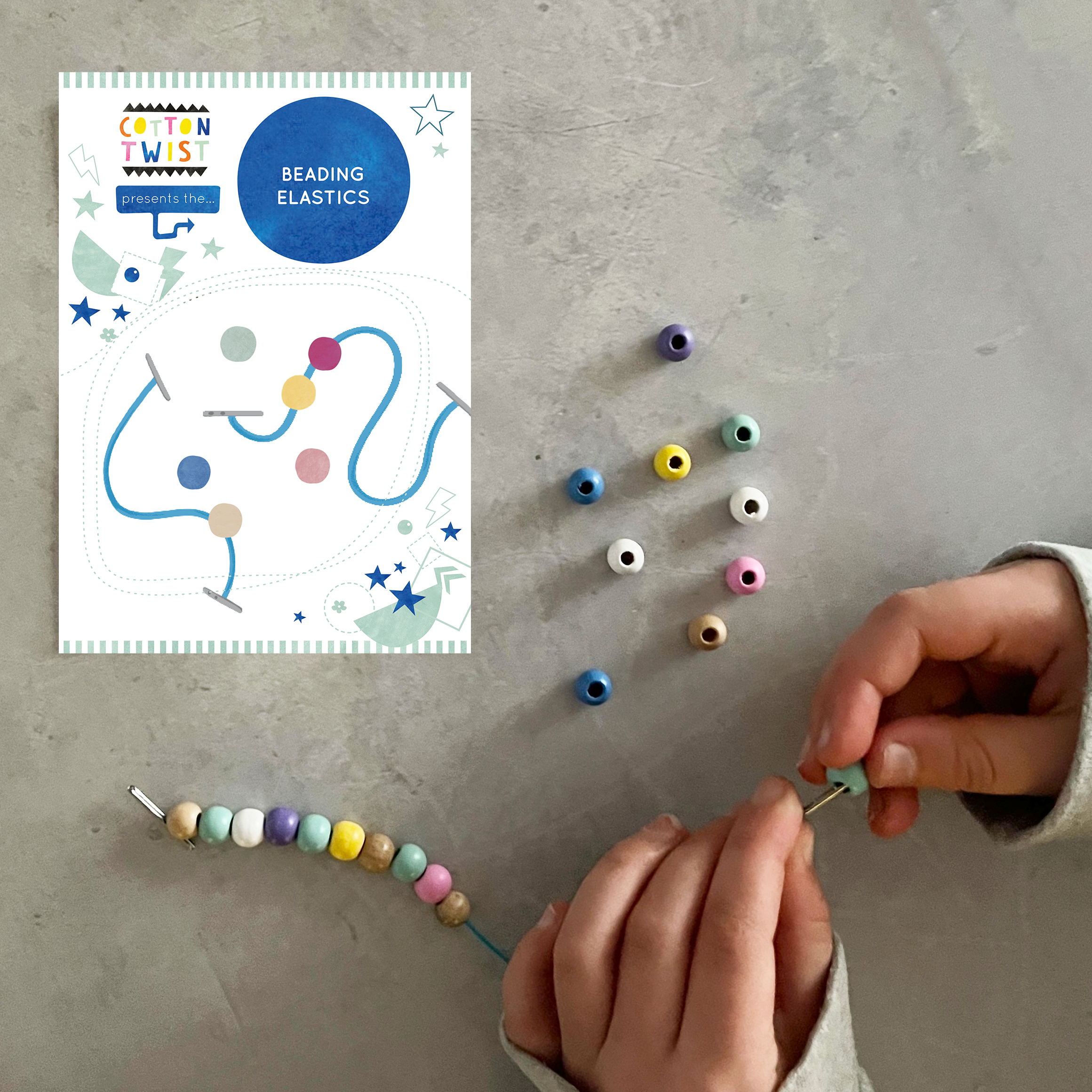 Ensemble supplémentaire de 10 élastiques à perles Cotton Twist Ensemble supplémentaire de 10 élastiques à perles myplayground