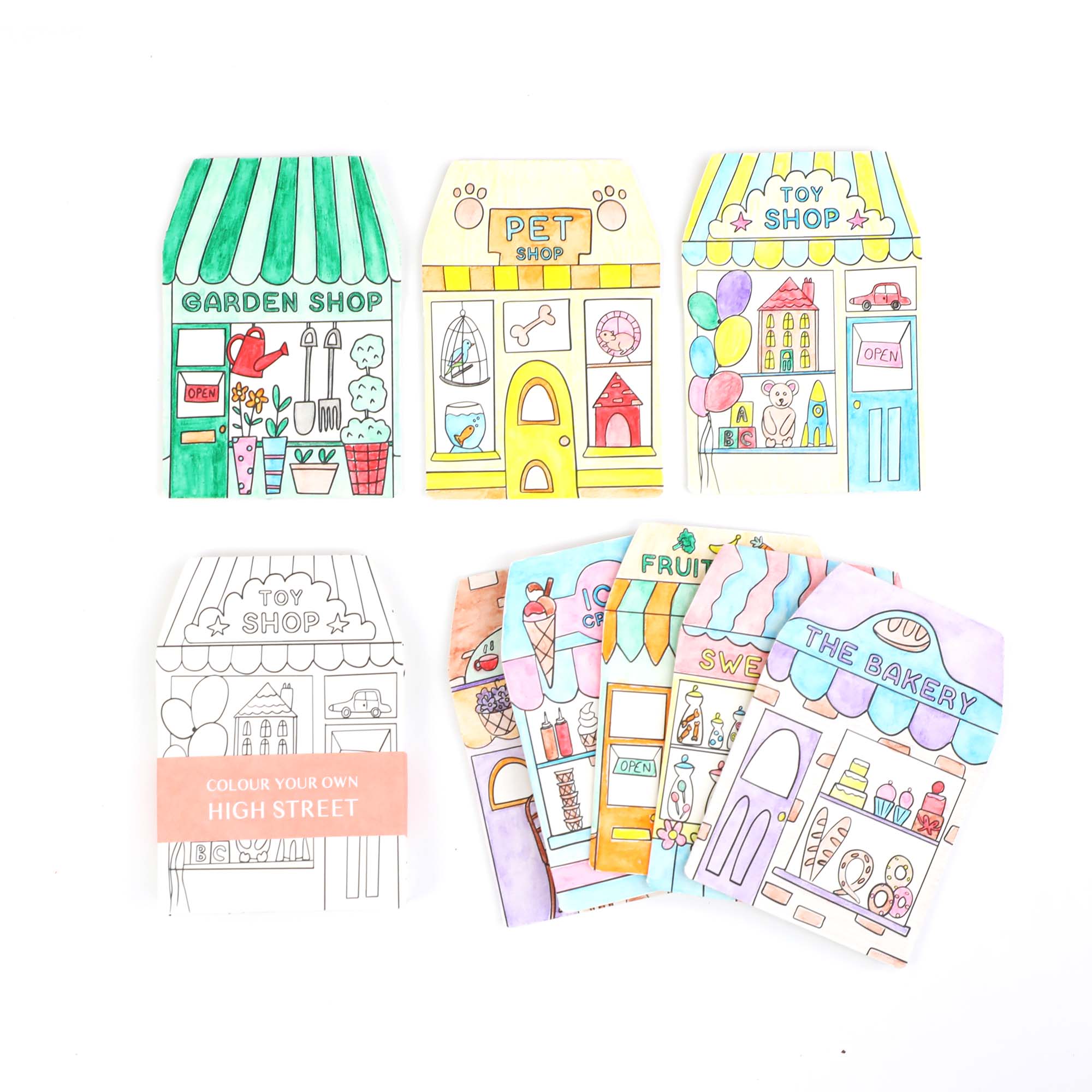 Kit Coloriez votre propre High Street Cotton Twist Kit Coloriez votre propre High Street myplayground