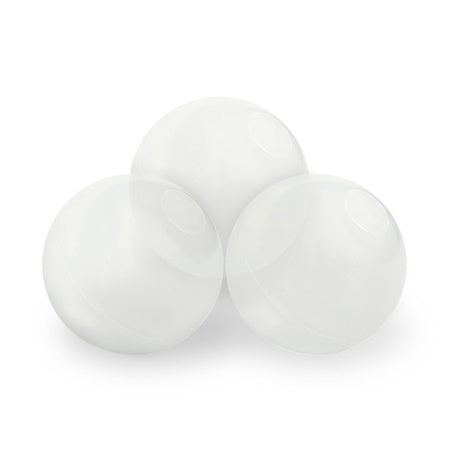 Piscine à balles - ronde 90x30 cm, agneau crème (+ 200 boules or, perle, transparentes) -Plush Nest- Misioo Misioo myplayground