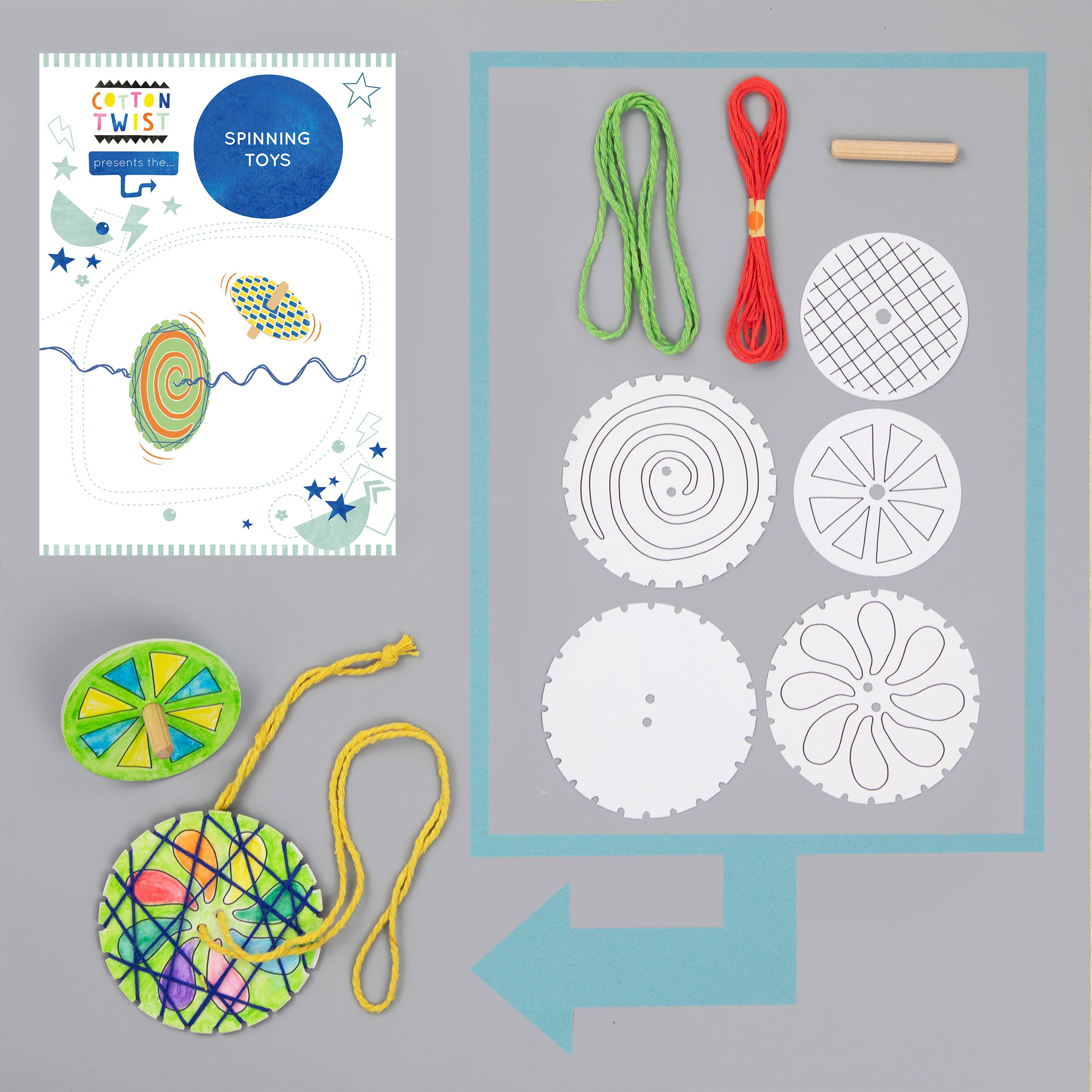 Fabriquez vos propres jouets rotatifs Cotton Twist Fabriquez vos propres jouets rotatifs myplayground