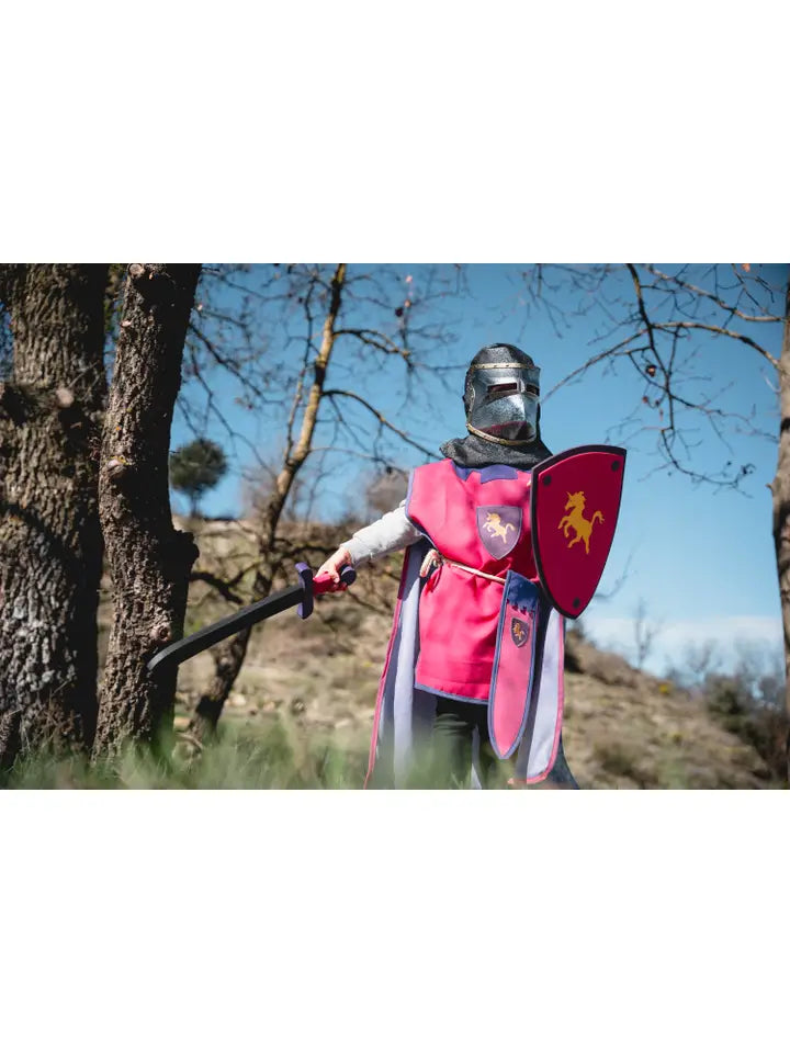 TABARD KAMELOT ROSE - Jeu de Rôle pour Enfants ( 3 ans et + ) KALID MEDIEVAL TABARD KAMELOT ROSE - Jeu de Rôle pour Enfants ( 3 ans et + ) myplayground