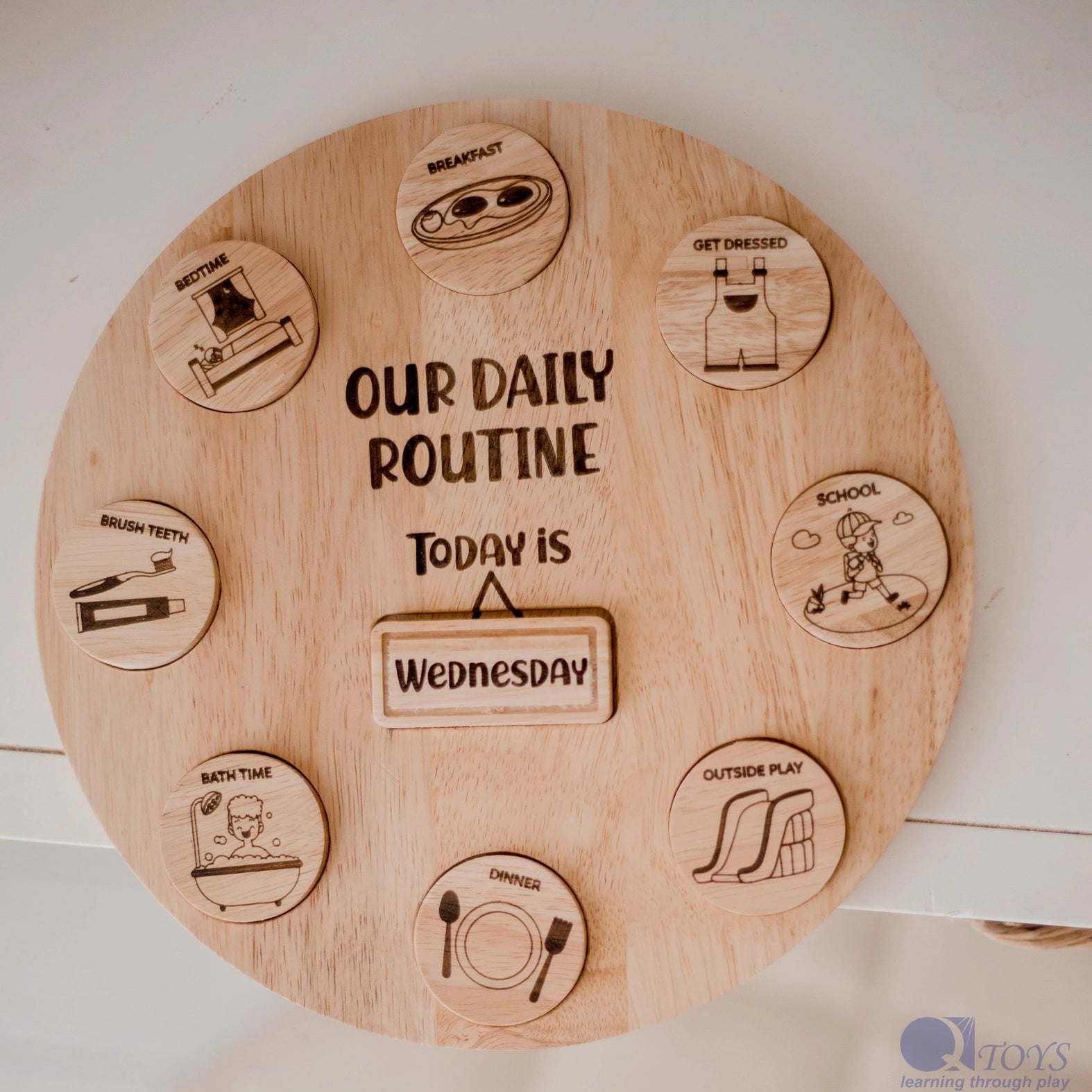 Cercle de routine quotidienne QToys USA Cercle de routine quotidienne myplayground
