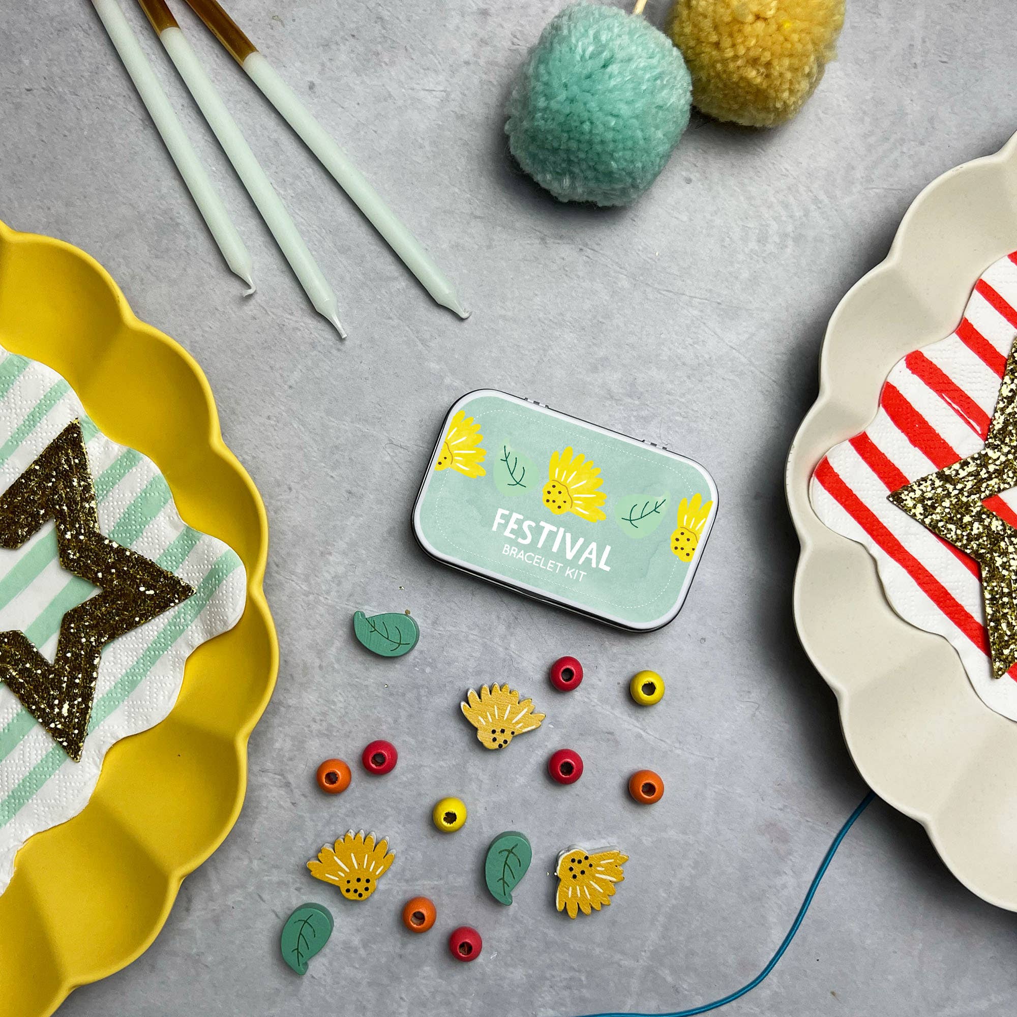 Coffret cadeau pour bracelet Festival Cotton Twist Coffret cadeau pour bracelet Festival myplayground
