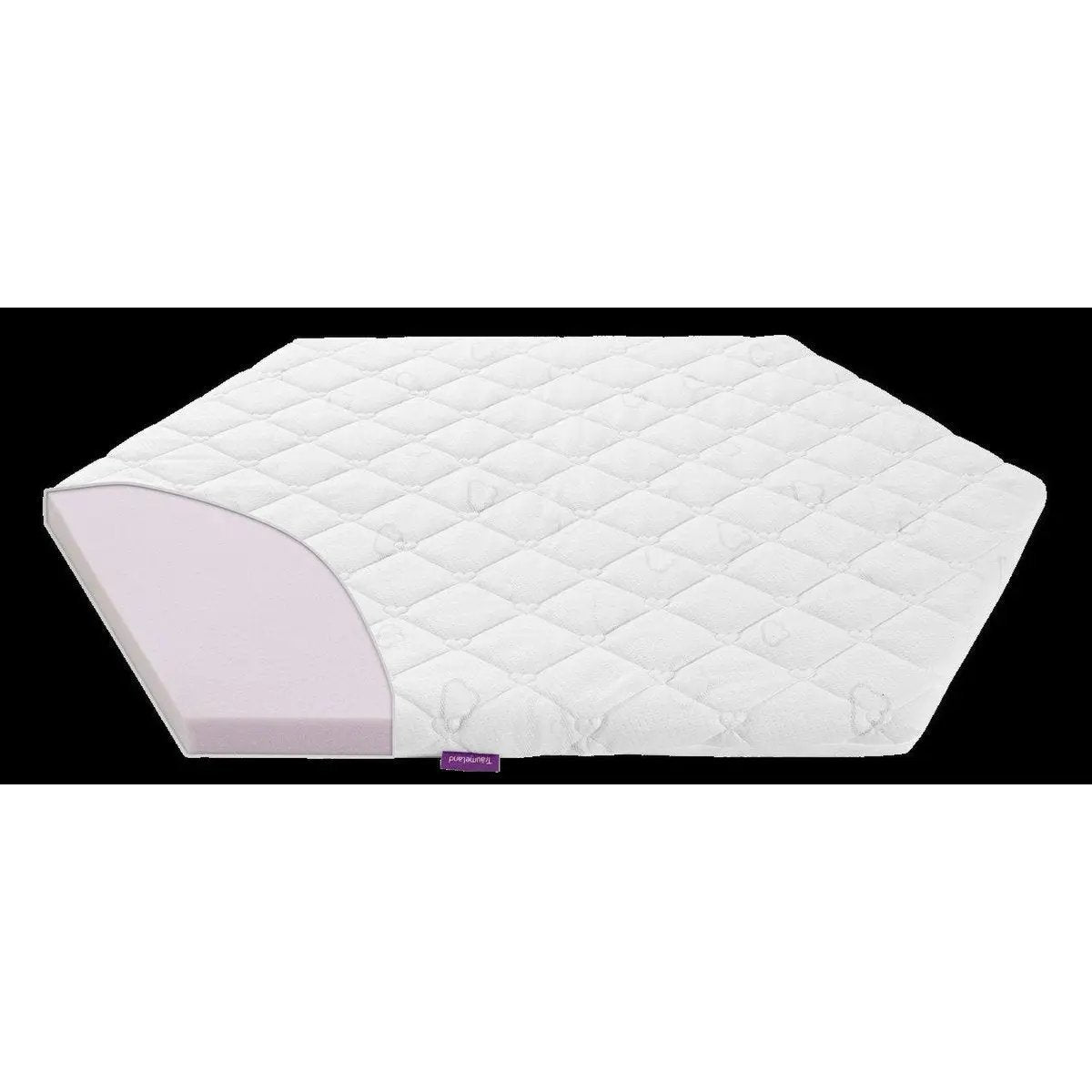 Matelas Träumeland pour parc hexagonal, 80x136 cm – tiSsi