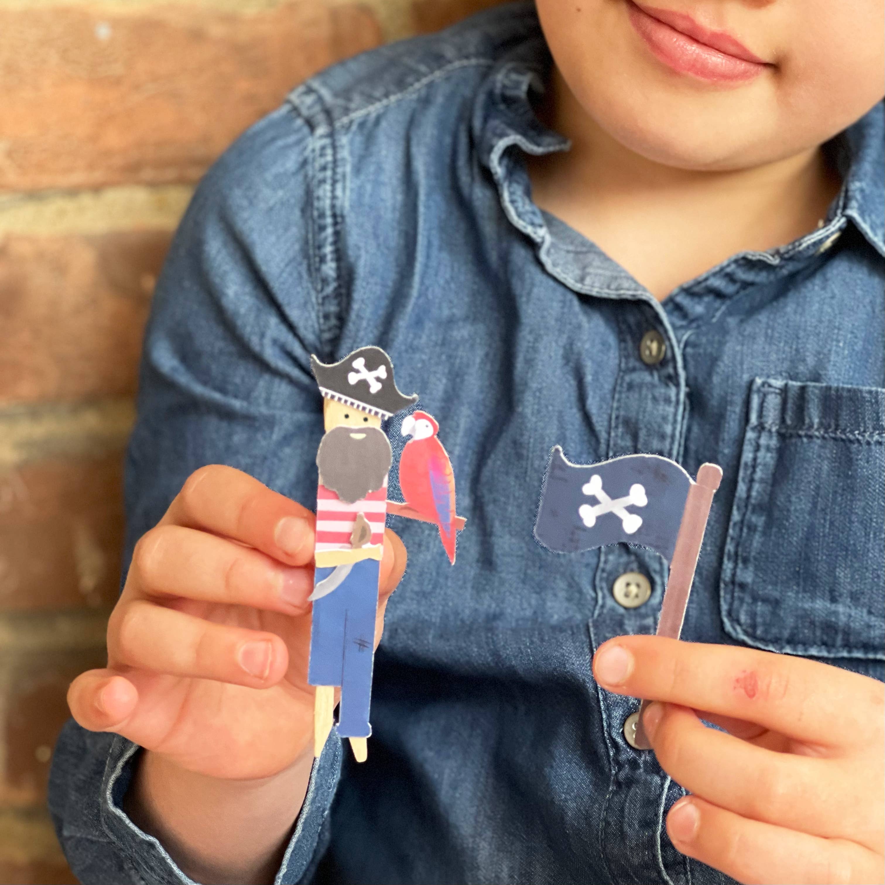 Faites votre propre poupée Pirate Peg Cotton Twist Faites votre propre poupée Pirate Peg myplayground