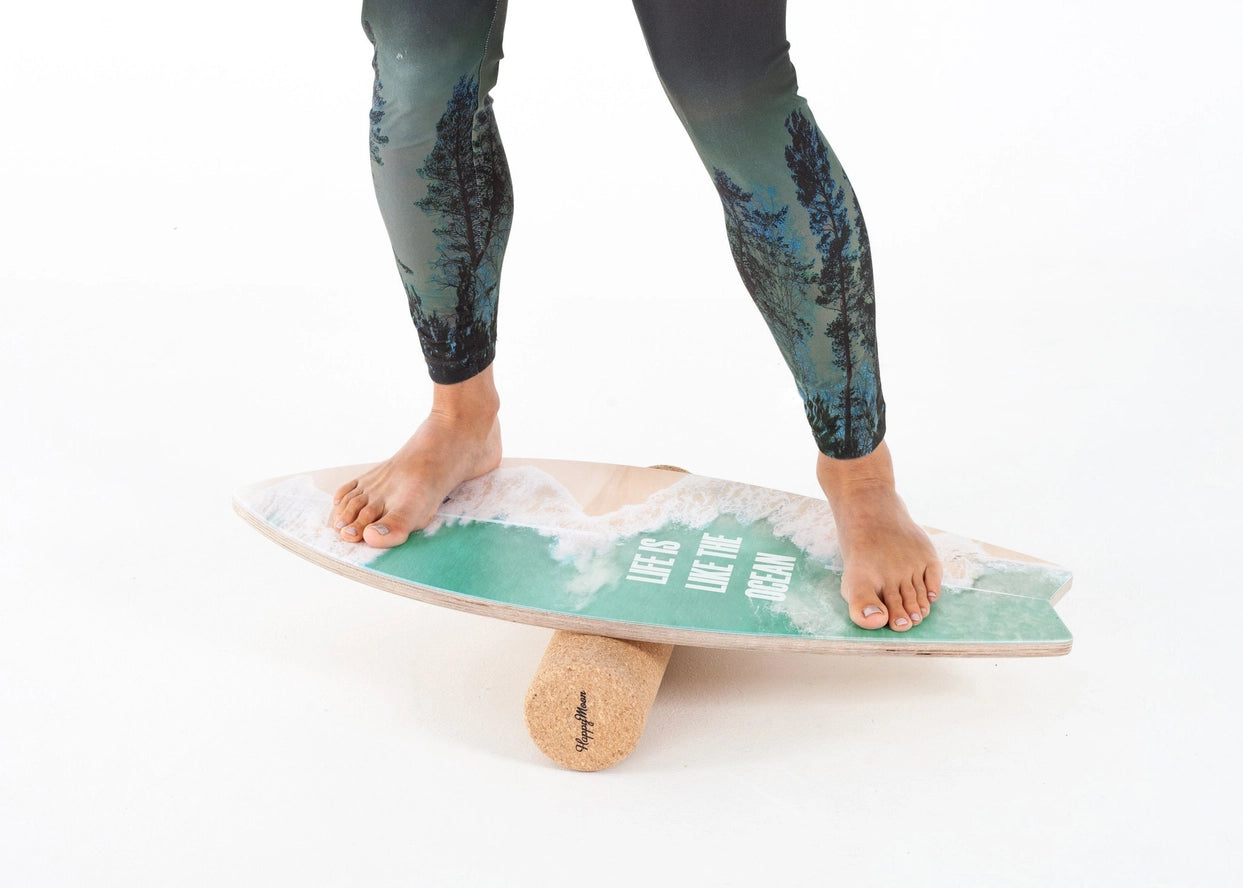 Planche d'Équilibre Vacillante Fitness / Surf - Happymoon HappyMoon Planche d'Équilibre Vacillante Fitness / Surf - Happymoon myplayground